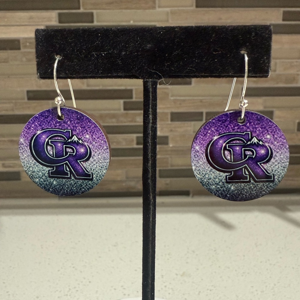 Colorado Rockies Earrings - Women's Team Jewelry